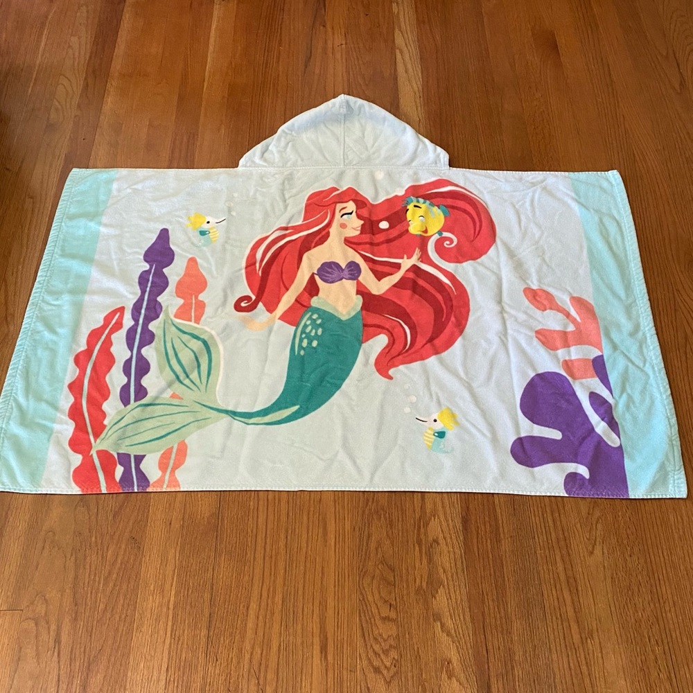 Pottery Barn Kids x Disney Princess Ariel Hooded Towel